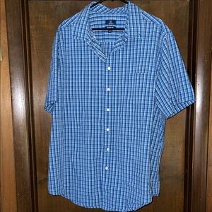 George Blue Plaid Casual Shirt